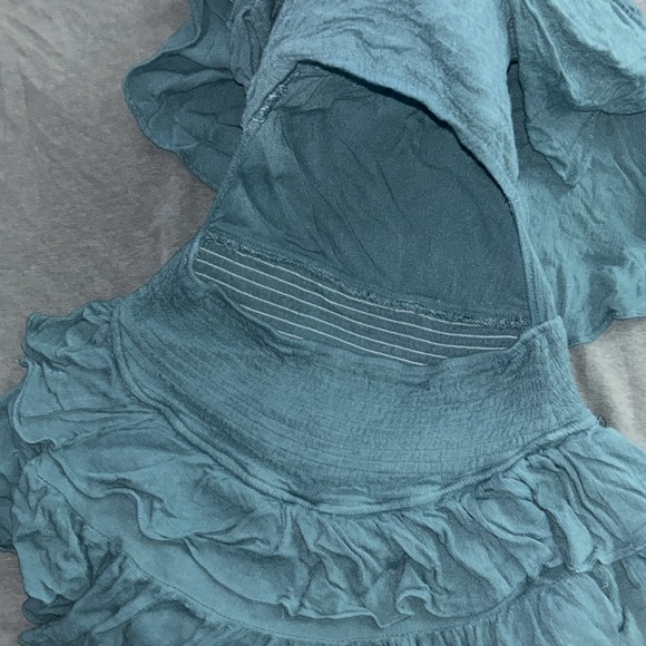 Teal Pants Store Shorts Romper - Picture 5 of 5